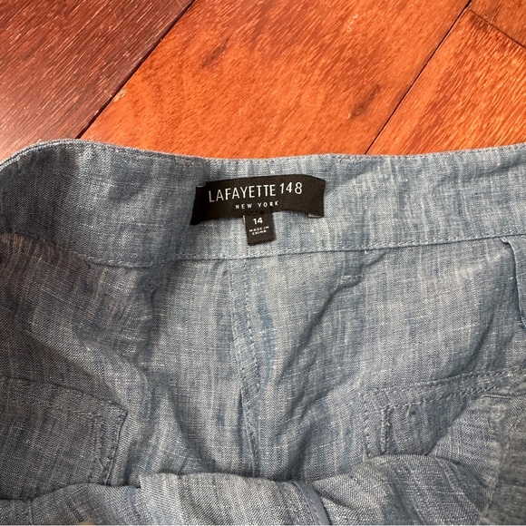 Lafayette 148 Linen Blend Pants | Size 14 - Picture 8 of 9